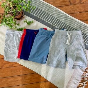 Boys Athletic and Loungewear Shorts Bundle of Four